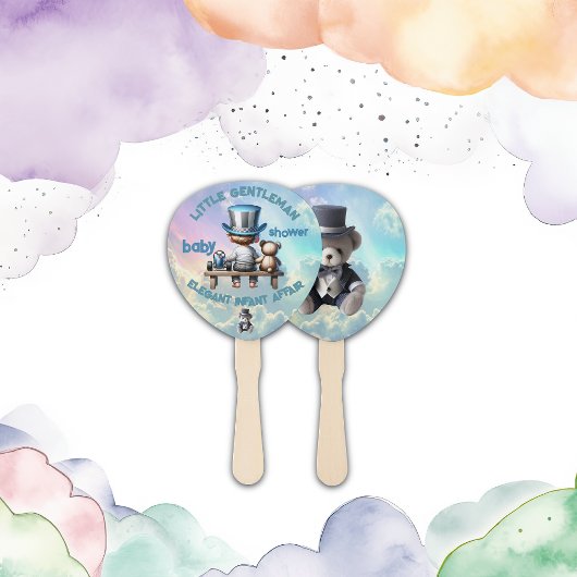 Kleine Gentleman Baby shower | Handwaaier