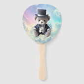 Kleine Gentleman Baby shower | Handwaaier (Achterkant)