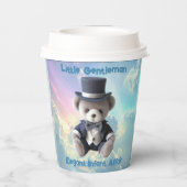 Kleine Gentleman Baby shower | Papieren Bekers (Achterkant)
