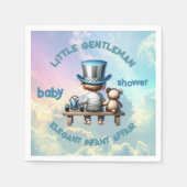 Kleine Gentleman Baby shower | Servet (Voorkant)