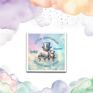 Kleine Gentleman Baby shower Servet