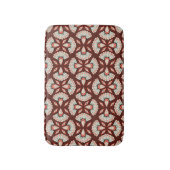 Kleine Geometrische Motieven: Decoratie Textielpat Badmat (Voorkant Verticaal)