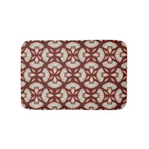 Kleine Geometrische Motieven: Decoratie Textielpat Badmat