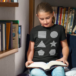 Kleine geometrische vormen t-shirt