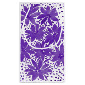 Kleine gepersonaliseerde bloemontwerp Paarse gesch Klein Cadeauzakje (Achterkant)