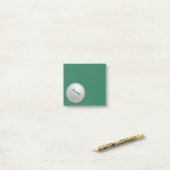 Kleine Gepersonaliseerde Golf Ball Post Het Noteer Post-it® Notes (Op bureau)