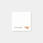 Kleine, gepersonaliseerde post-it notities met pom post-it® notes (Voorkant)