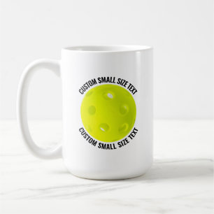 Kleine Gepersonaliseerde Tekst Pickleball 0,44 l A Koffiemok