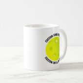 Kleine gepersonaliseerde tekst Pickleball 330 ml. Koffiemok (Voorkant rechts)