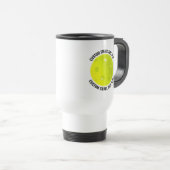 Kleine Gepersonaliseerde Tekst Witte Douane Pickle Reisbeker (Voorkant rechts)
