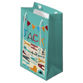 Kleine geschenkzak - Happy Birthday to You Bunting Klein Cadeauzakje