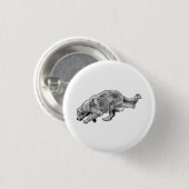 Kleine gespikkelde uitbarsting ronde button 3,2 cm (Voorkant /achterkant)