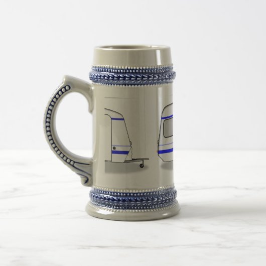 Kleine gestroomlijnde caravan Thunder_Cove elke kl Bierpul (Links)