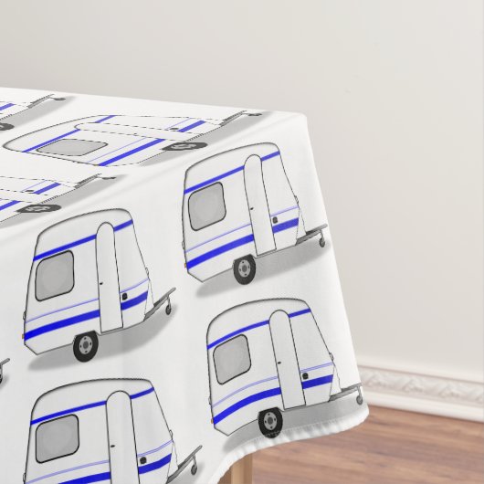 Kleine gestroomlijnde caravan Thunder_Cove elke kl Tafelkleed (Voorbeeld)