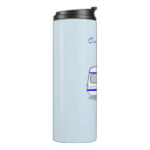 Kleine gestroomlijnde caravan Thunder_Cove elke kl Thermosbeker (Gedraaid links)