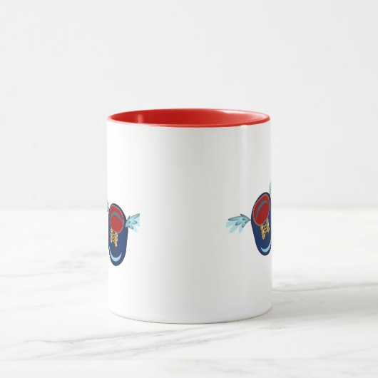 Kleine gevleugelde schoenen mok (Midden)