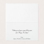 Kleine gevouwen vakantie fotokaart kaart (Binnenkant ongevouwen)