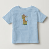Kleine Giggel Giraffe Aangepast Ontwerp Kinder Shirts (Voorkant)