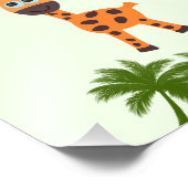 Kleine giraf foto afdruk (Hoek)