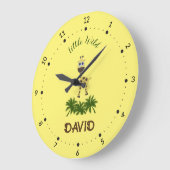 Kleine giraf grote klok (Hoek)