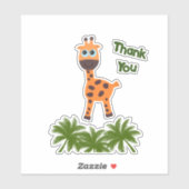 Kleine giraf sticker (Vel)