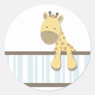 Kleine Giraffe {Blauw}   STICKERS