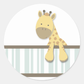 Kleine Giraffe {Blauwgroen} | STICKERS