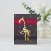 Kleine Giraffe Briefkaart (Staand voorkant)