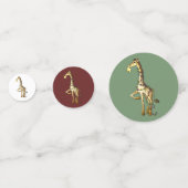Kleine Giraffe Confetti (Voorkanten)