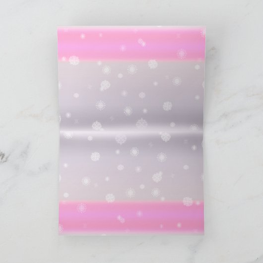 Kleine Giraffe Feestdagen Kaart (Binnen)