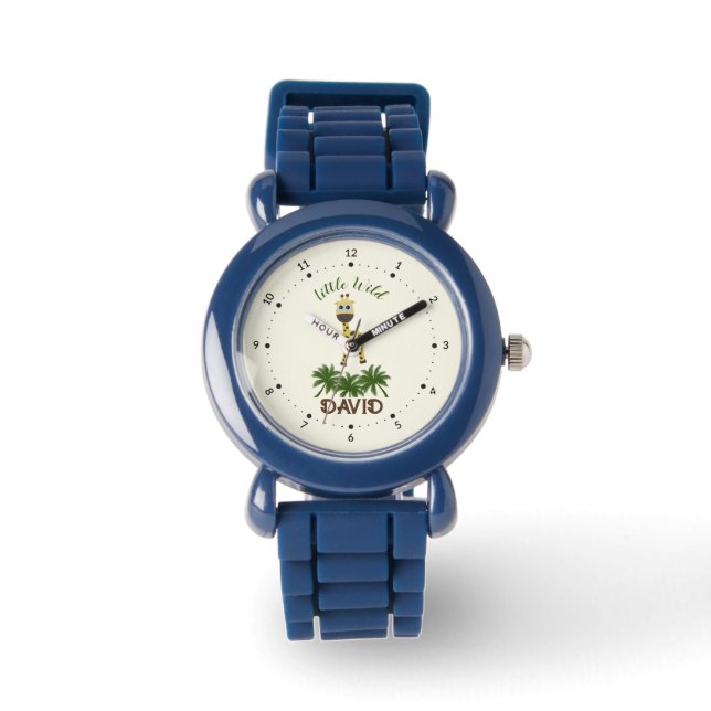 Kleine giraffe horloge (Voorkant)