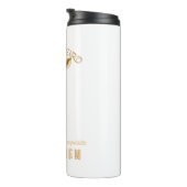 Kleine Giraffe Ik ben niet raar Ik ben Rare Schatt Thermosbeker (Geroteerd rechts)