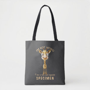 Kleine Giraffe Ik ben niet raar Ik ben Rare Schatt Tote Bag