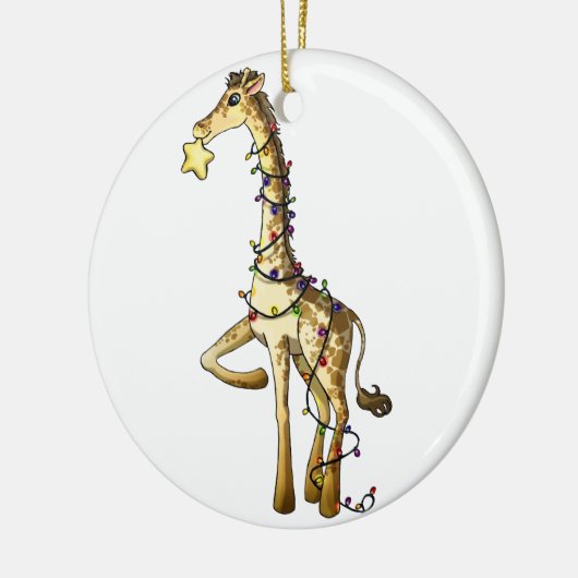 Kleine Giraffe Keramisch Ornament (Links)