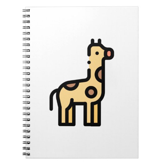 Kleine Giraffe Notitieboek (Voorkant)