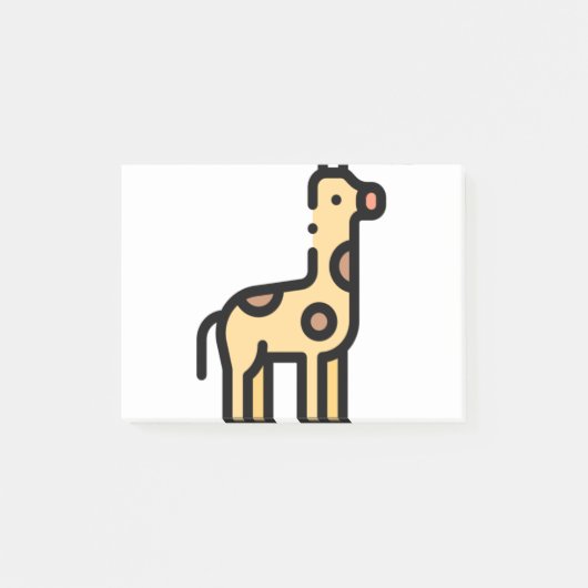 Kleine Giraffe Post-it® Notes (Voorkant)