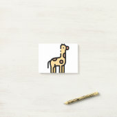 Kleine Giraffe Post-it® Notes (Op bureau)