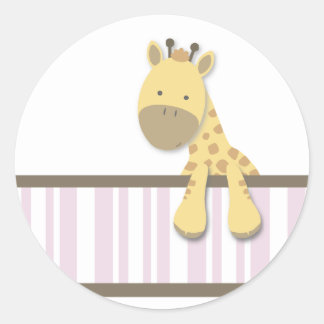Kleine Giraffe {Roze} | STICKERS