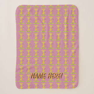 Kleine Giraffe Sherpa Deken