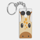 Kleine Giraffe Sleutelhanger (Voorkant Links)