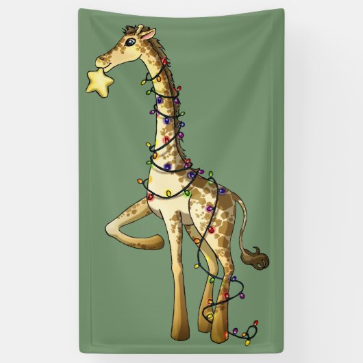 Kleine Giraffe Spandoek (Verticaal)