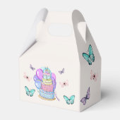 Kleine Girlprinses Birthday Bedankdoosjes (Achterkant)