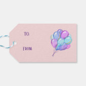 Kleine Girlprinses Birthday Cadeaulabel (Achterkant Horizontaal)