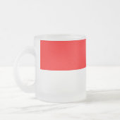 Kleine glazen mok met Indonesische vlag (Links)