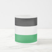 Kleine glazen mok met Palestijnse vlag (Center)