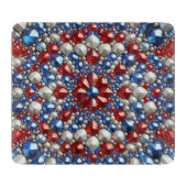 Kleine glazen snijplank met Nederland Kleuren (Voorkant)