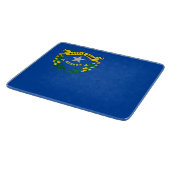 Kleine glazen snijplank met Nevada vlag (Hoek)