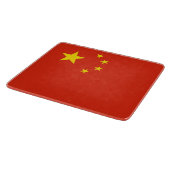 Kleine glazen snijplank met vlag van China (Hoek)