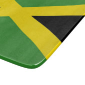 Kleine glazen snijplank met vlag van Jamaica (Hoek)