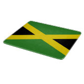 Kleine glazen snijplank met vlag van Jamaica (Hoek)